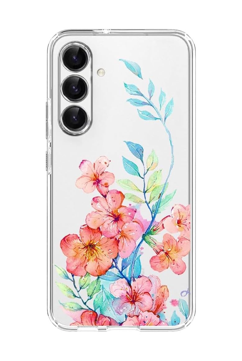 Fekra For Samsung Galaxy A55 A54 A14 A15 A35 A53 A24 A25 5G S22 S24 S23 Ultra Case Creative Design Flower Pattern Slim Soft Silicone Protective for Galaxy Cover (Pink, Samsung Galaxy S22 Ultra 5G)
