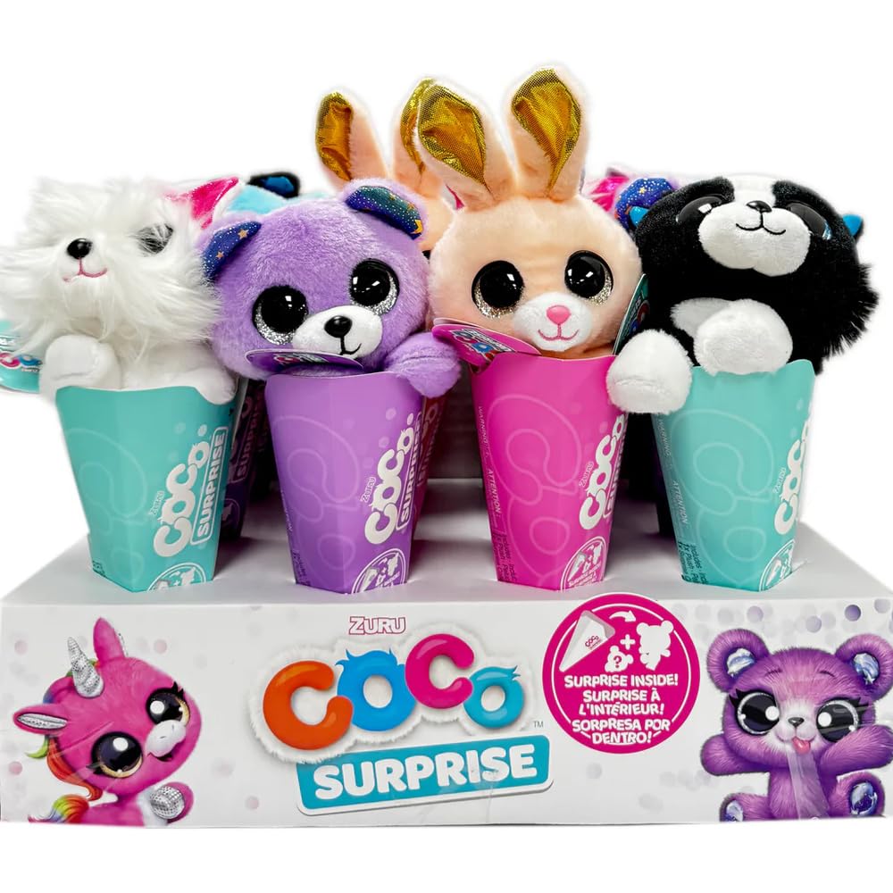 Zuru - Coco Surprise Cone Plush Toy Assorted - 9601