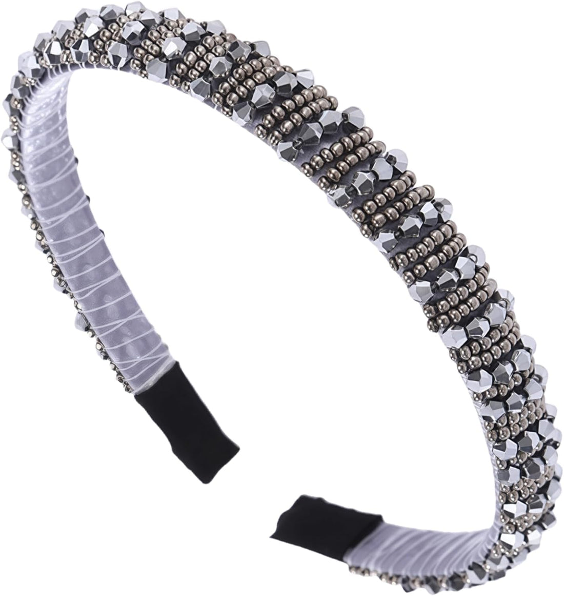Elastic hair bands for women suitable for exercise yoga running weddings and everyday use comfortable hair accessories. (Gray)