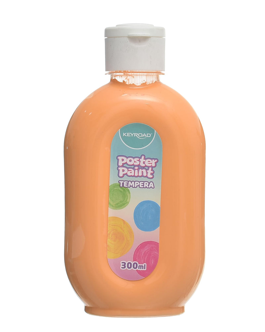 Keyroad Poster Paint 300 ml Orange Pastel Model KR973096 rich and creamy paint suitable for kids and schools