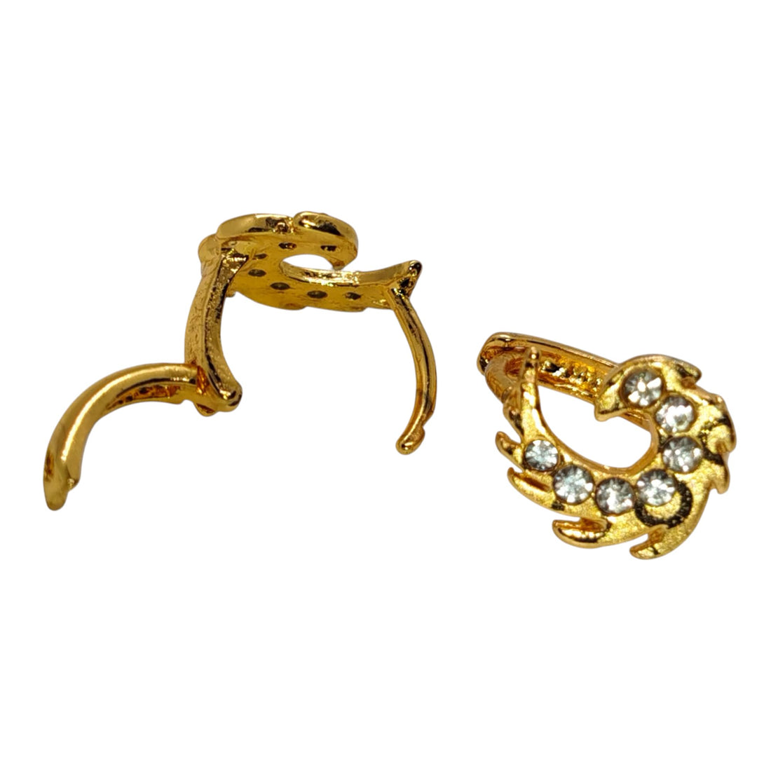 Gold Tikka Earrings Chinese Gold - Elegant Design and Suitable for Occasions and Evening - High Quality - Fashion and Durable Design - GOLD42