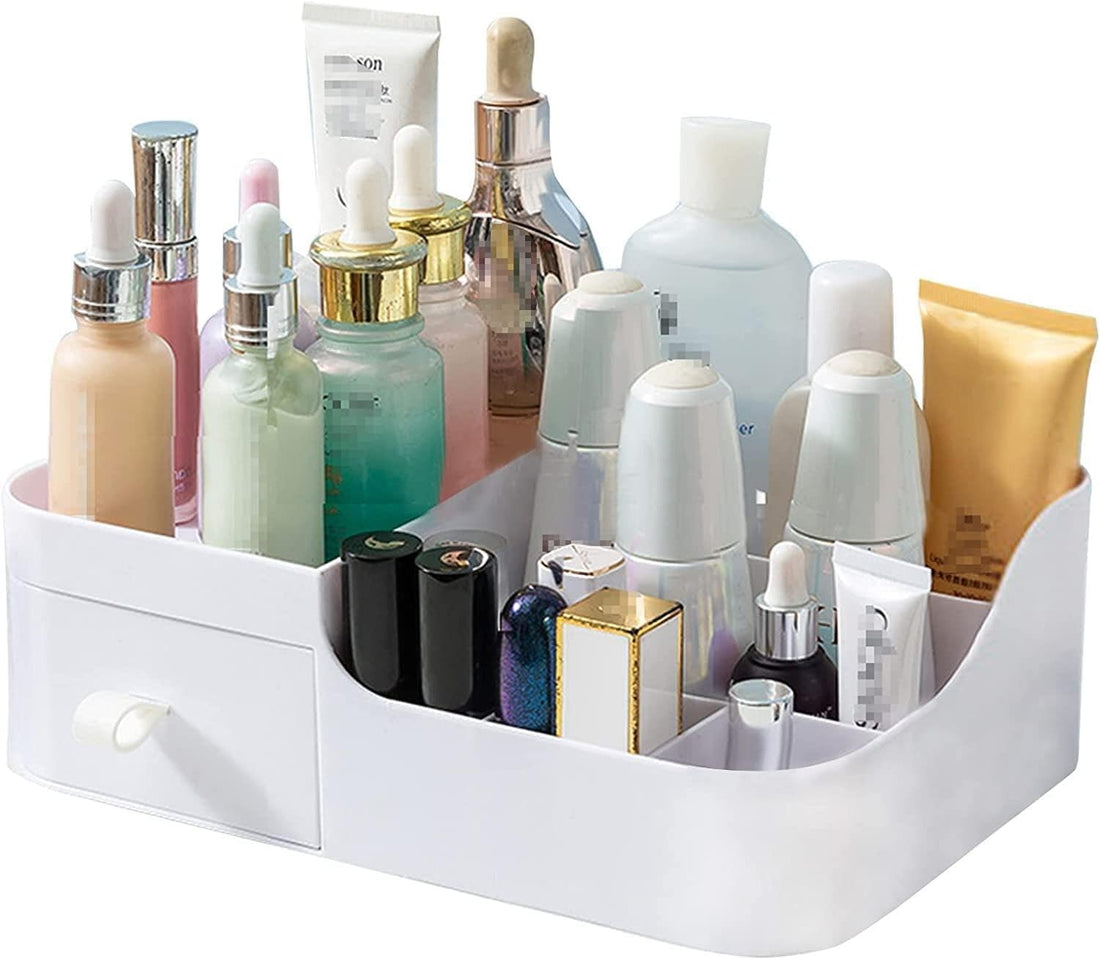 Plastic Drawer Cosmetic Organizer Storage Box Organizer with Holder, Perfect for Organizing and Organizing Your Collection, Now Available at Just.Voo.U.Store