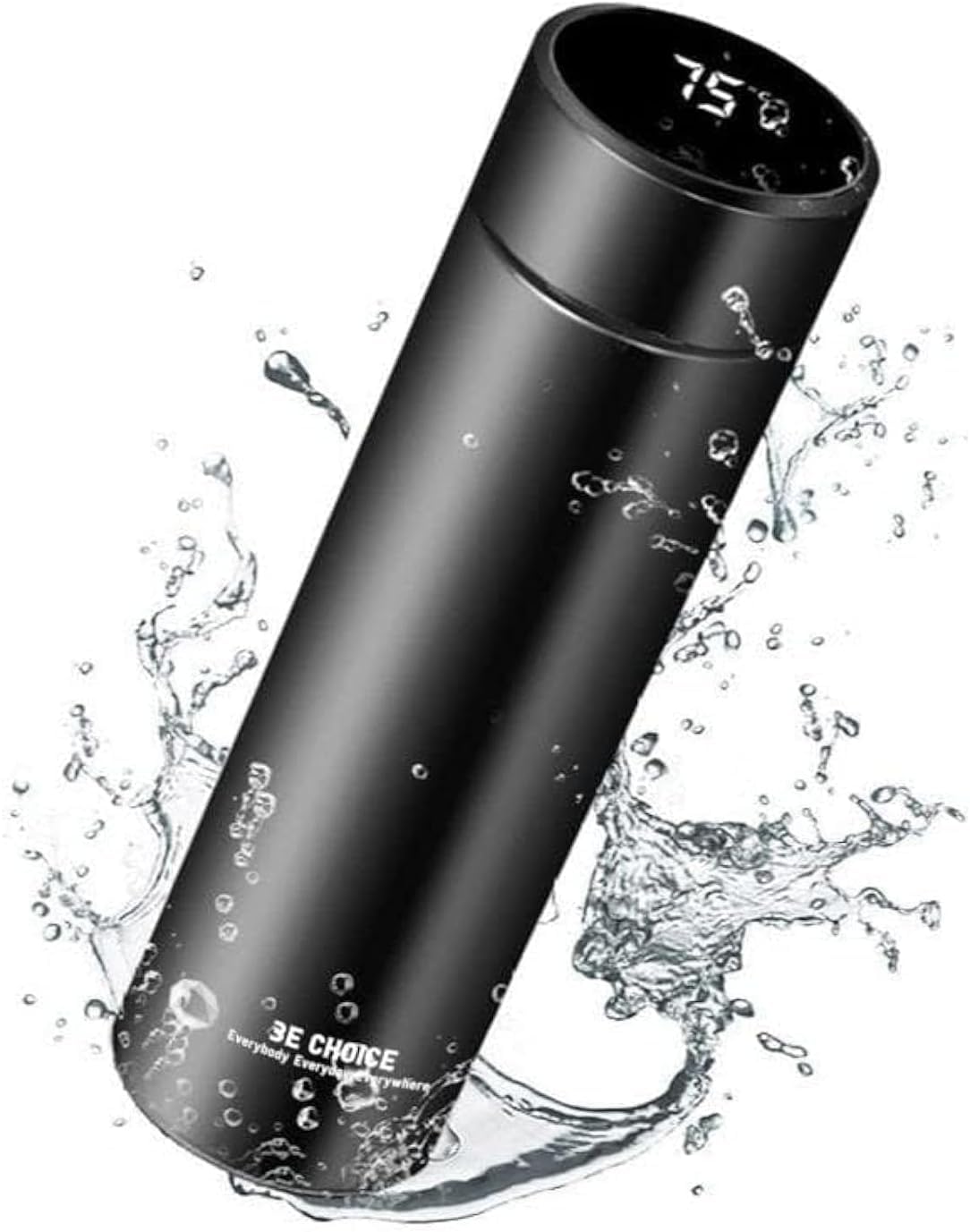 Flask smart temperature display baby kids water bottle insulated thermal digital thermo stainless steel vacuum drink flasks warmer hot & cold drink bottles coffee tea travel mug multicolor