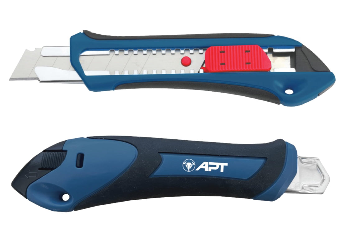 APT Utility Cutter ABS + TPR 70grm, 18mm Without blade (AH-UC601)