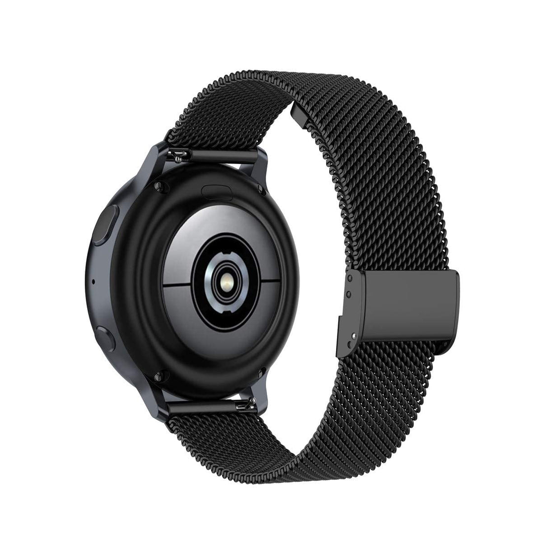 YZYP 22mm Bracelet Band Compatible for Garmin Vivoactive 4 and Venu 2,Silicone Strap for other 22mm Watches Wristband,Black