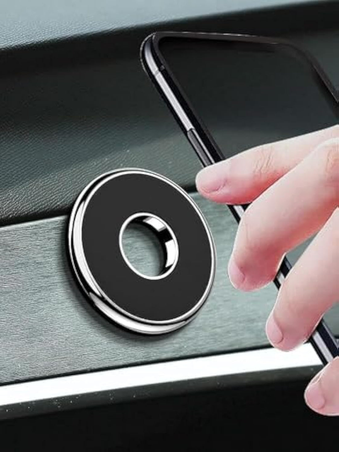 Generic Aluminum Car Mount Magnet for Smartphones