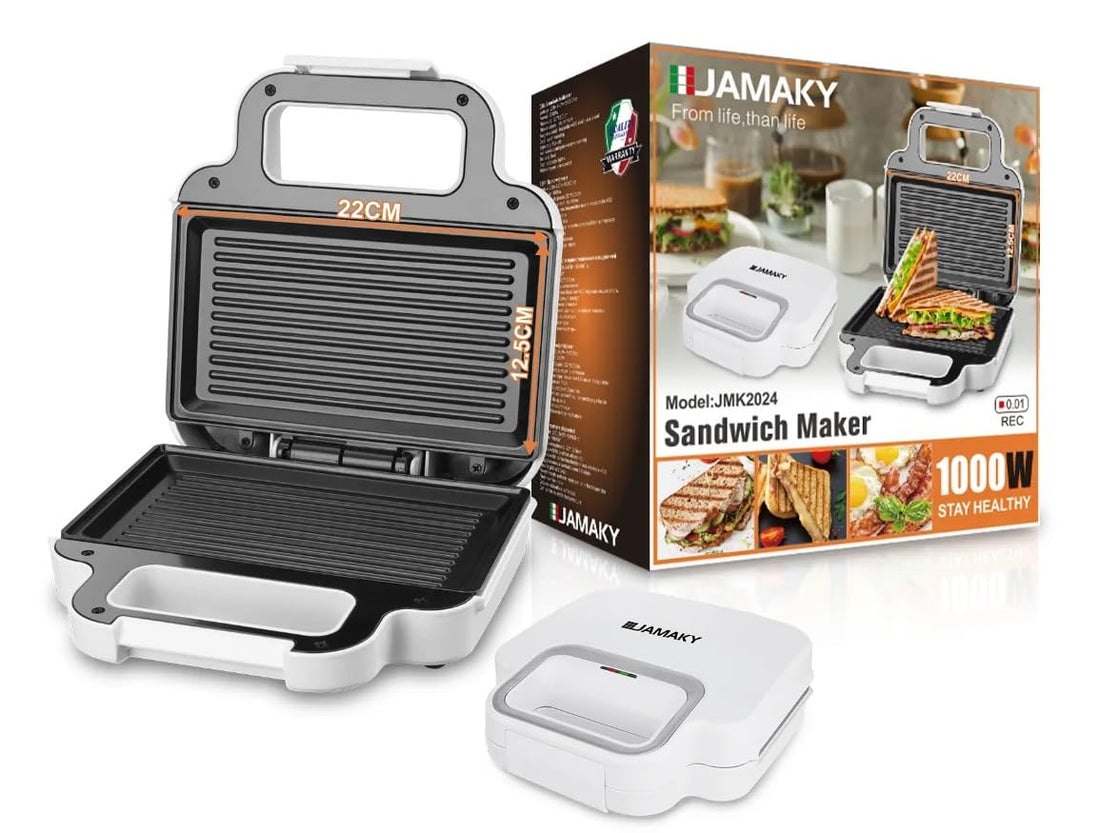 Jamaky metal toster non-stick Sandwich Maker 1000 Watt