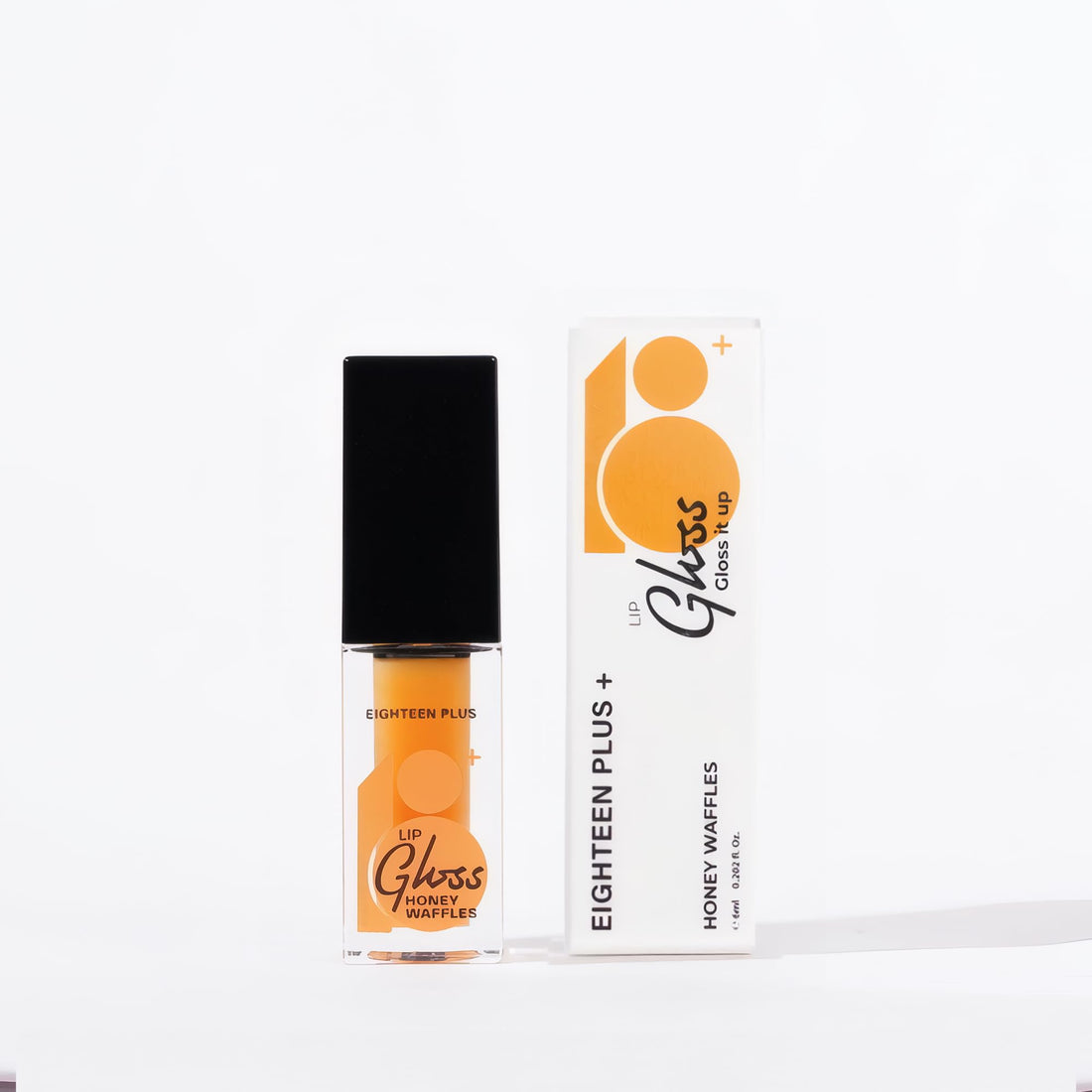 Lip Gloss Honey Waffles, 6ml, with Hyaluronic Acid, Lightweight Non-Sticky Moisturising Formula