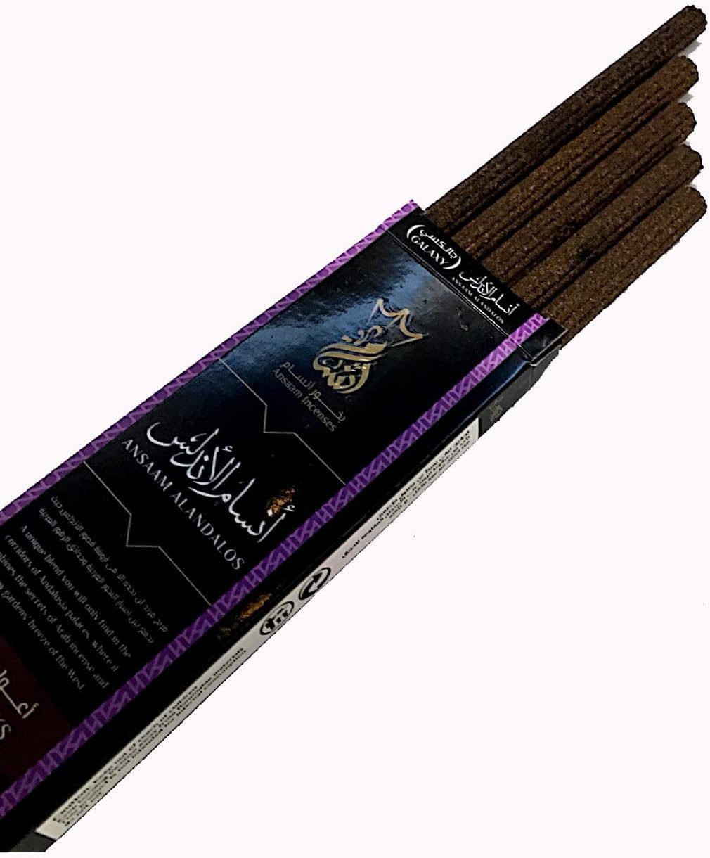 Ansaam Incense | 5 Hours Ansam Incense Sticks | Ansaam Incense Sticks | 5 Galaxy Sticks (Ansam Al Andalusia)