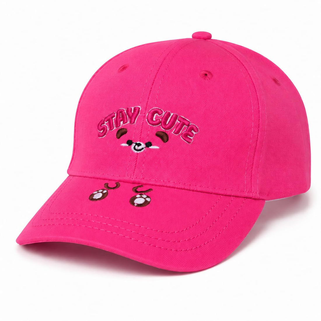 Stay Cute 100% Cotton Baby Cap — Kids Cotton Adjustable Cap — Light and Comfortable Baby Hat — Boys and Girls Everyday Cap — N-Welt