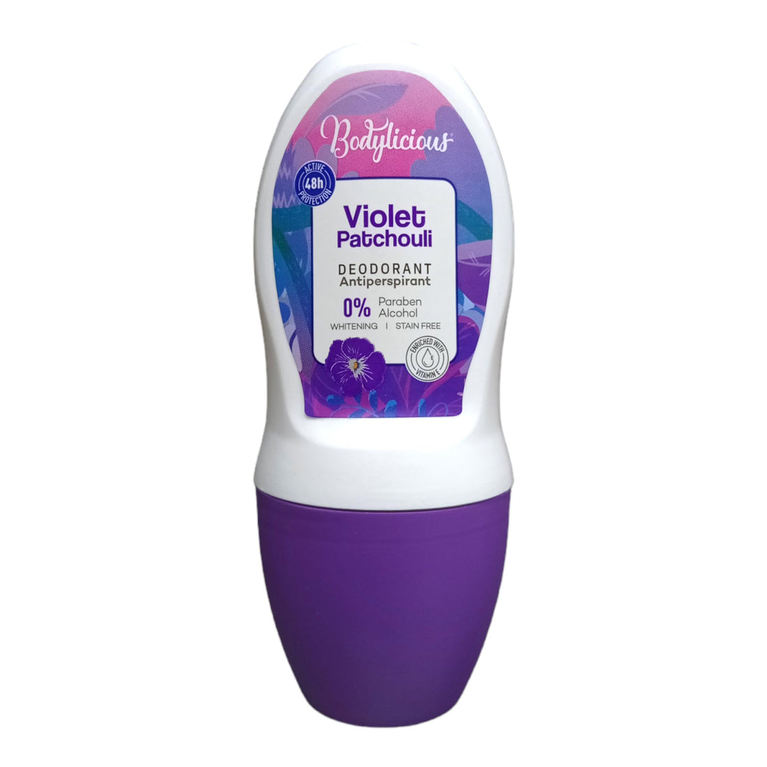 Bodylicious roll-on deodorant 48 hour protection Violet scent