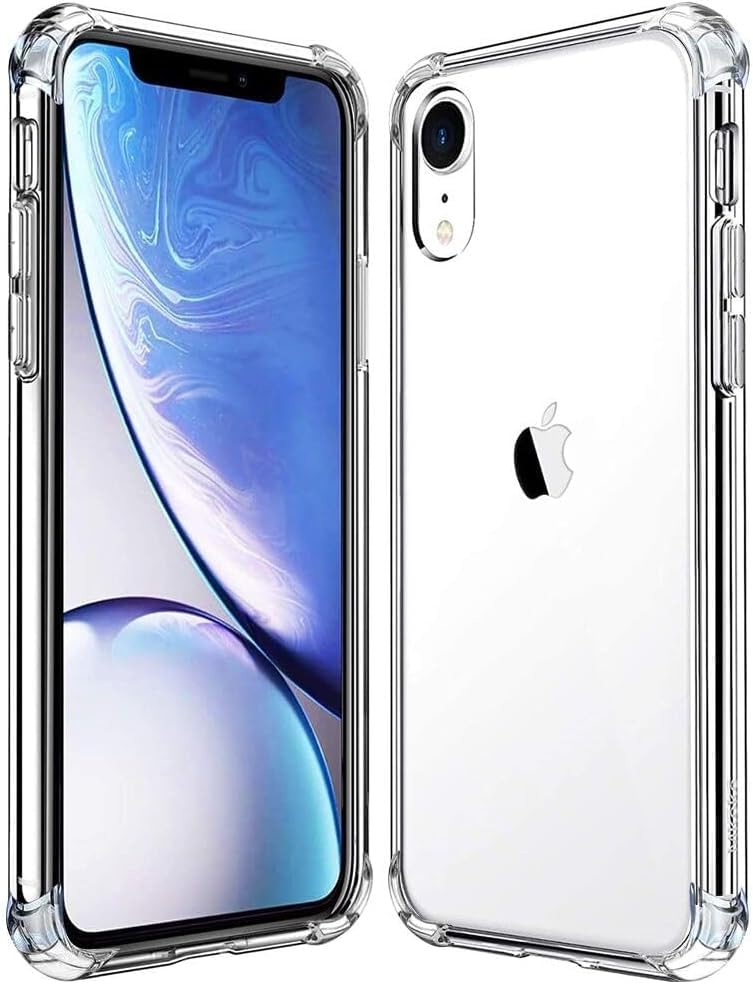 Clear Case Compatible with iPhone XR Clear Case Four Corners Full Body Protection TPU Anti-Yellowing - Clear (iPhone XR)