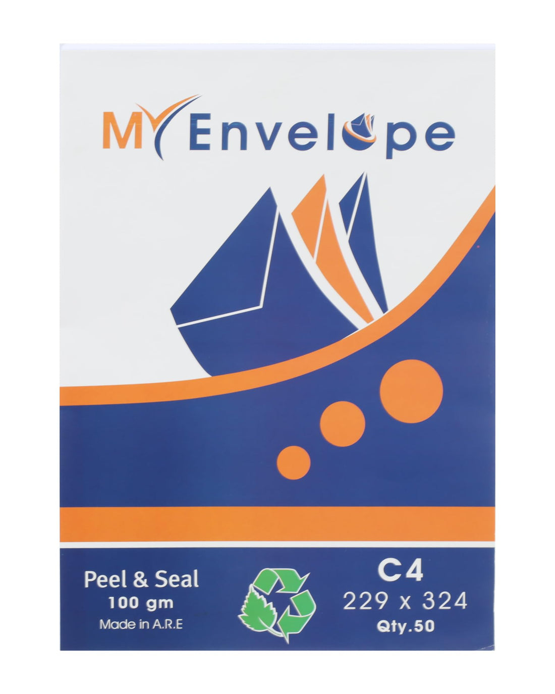 C4 Self-Adhesive White Envelope 100G, 22.9 * 32.4 Cm Provides A Professional And Sturdy Option For Mailing Letters, Greeting Cards, And Documents, Ensuring Your Contents Are Safely Delivered - White