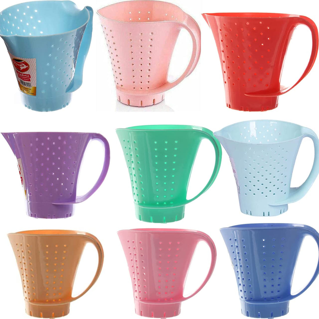 Portal Plastic Rice Strainer Cup Shape - Multi Color149613