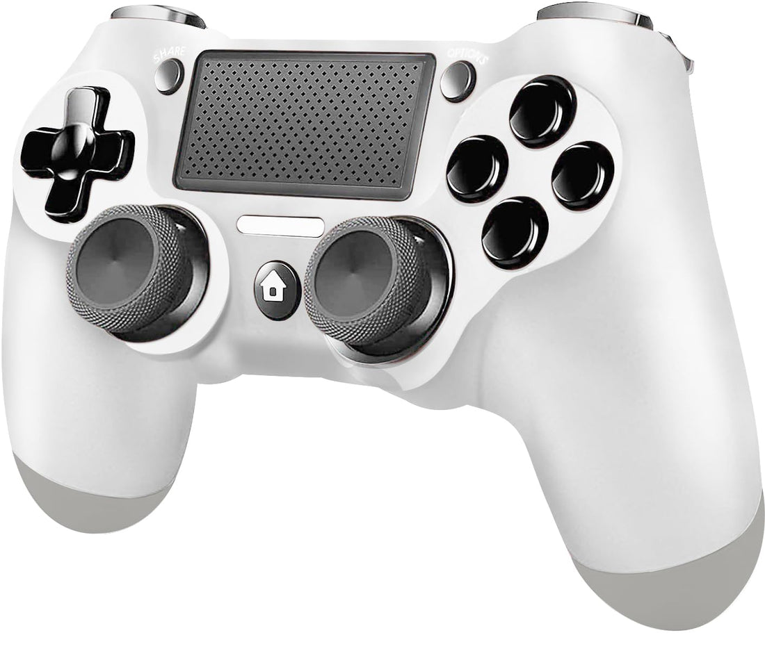 Wireless PS4 Controller for Playstation 4 Pro Slim Console (White)