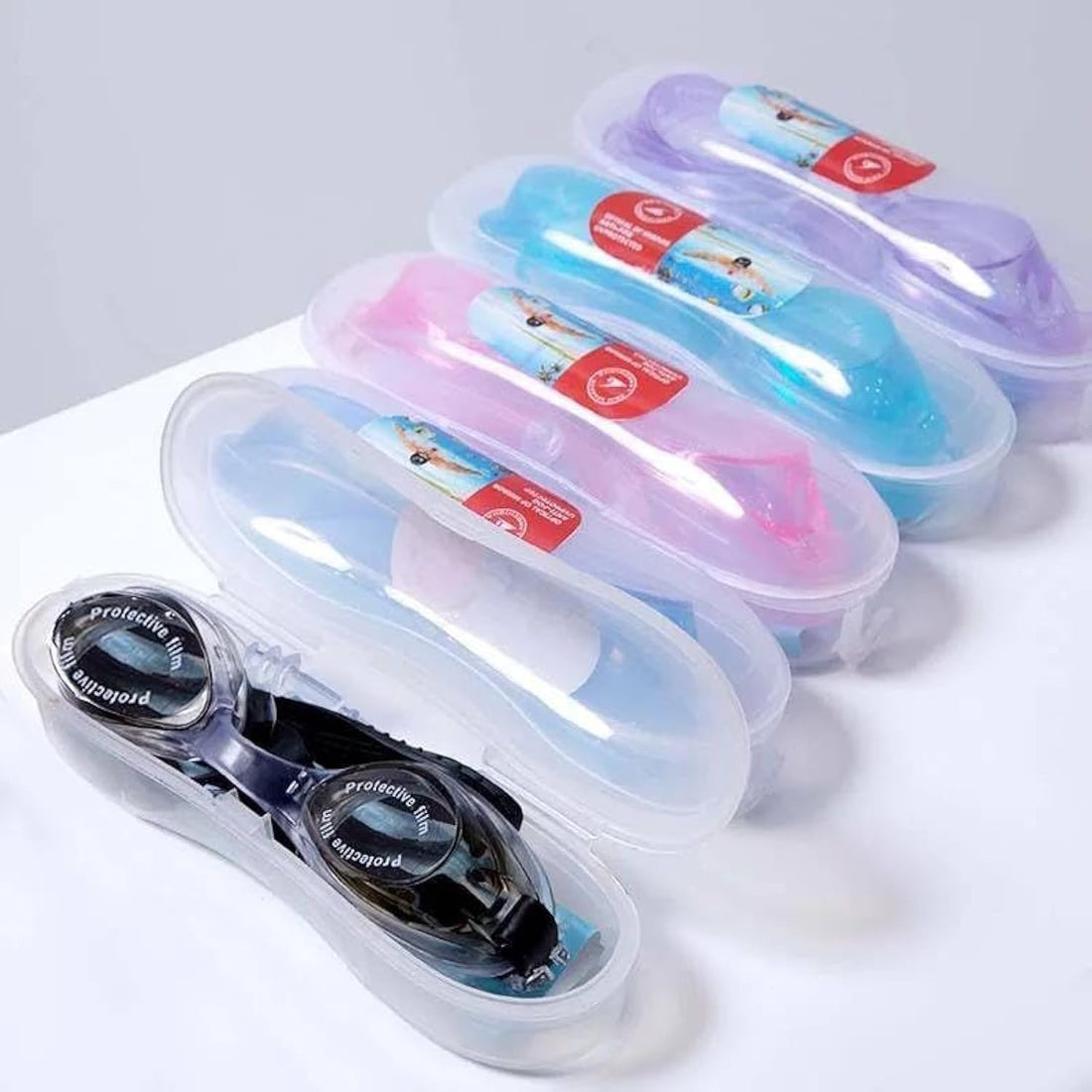 ADVENTURE READY FOR ADVENTURE: kids swim goggles for unforgettable experience with QSHOP® Adult Swim Goggles for Kids, Anti-Fog UV Protection, No Leak, Clear Vision