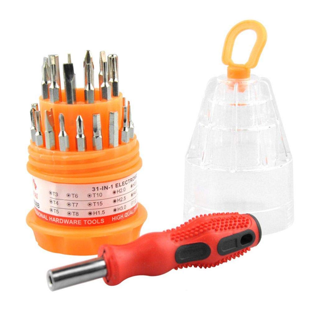 Screwdriver Bit Set 31 in 1 Magnetic Mini Screwdriver Bits Torx Phone Watch Laptop Repair Tool Set