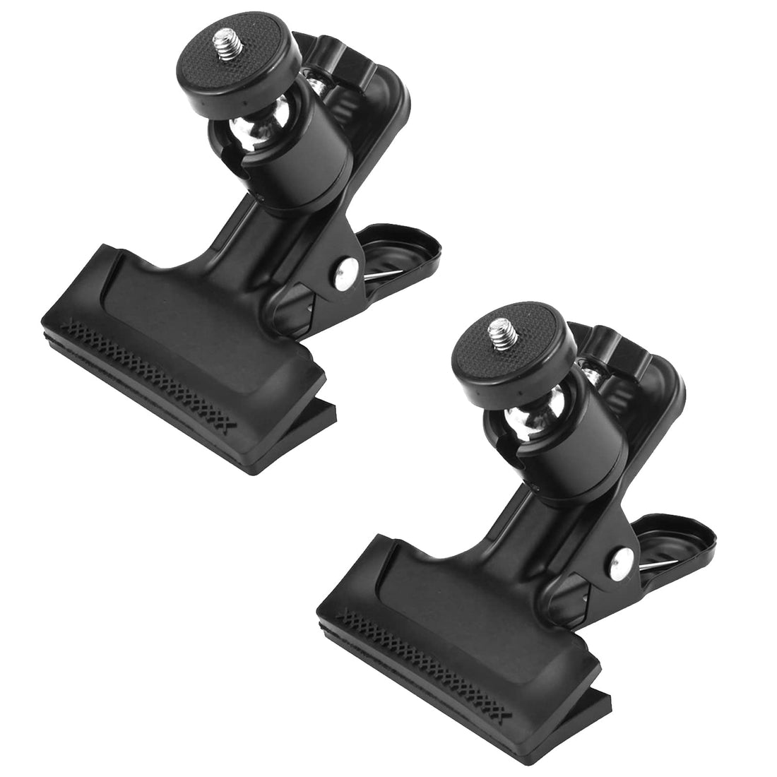 2pcs Multi-Function Clip Holder Reflector Screw Metal Metal Camera Clips Flash Camera Holder with 1/4 Inch Screw Ball Head for Camera Studio Photo