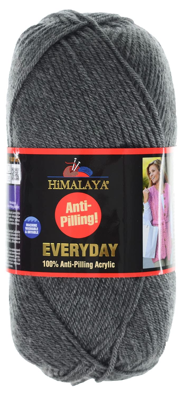 HiMaLaYa 70031 Crochet and Knitting Yarn - Grey