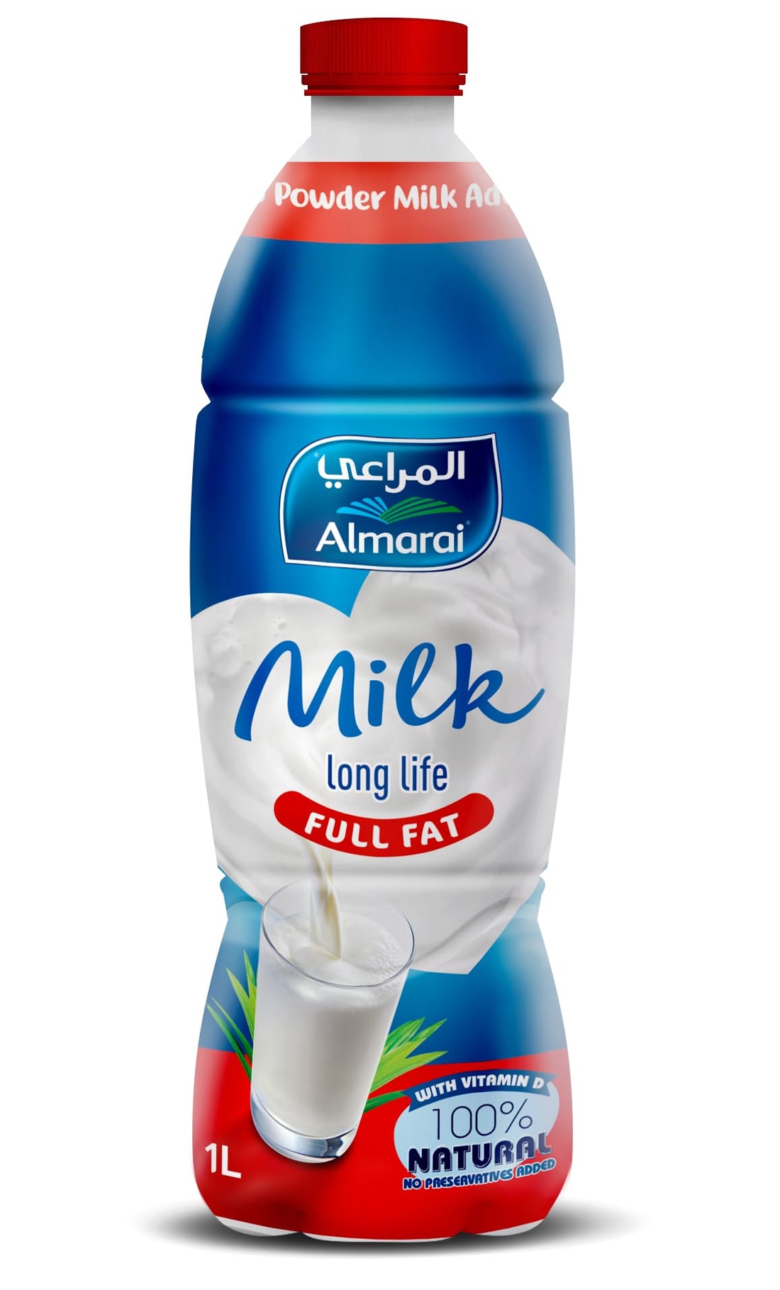 Almarai Plain Full Fat Milk, PET Bottle 1 Liter
