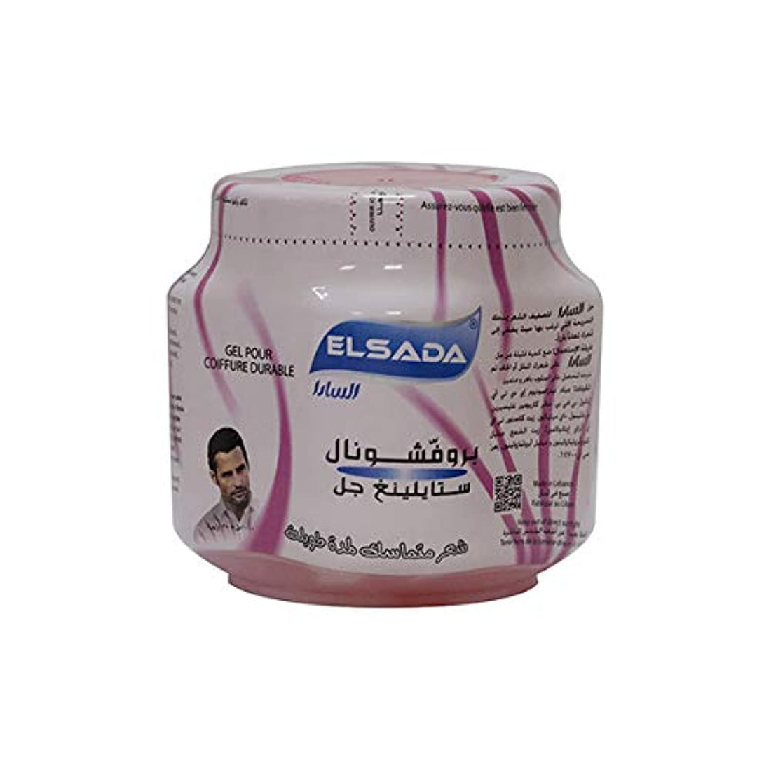 Elsada Hair Gel (1000ml, Pink)