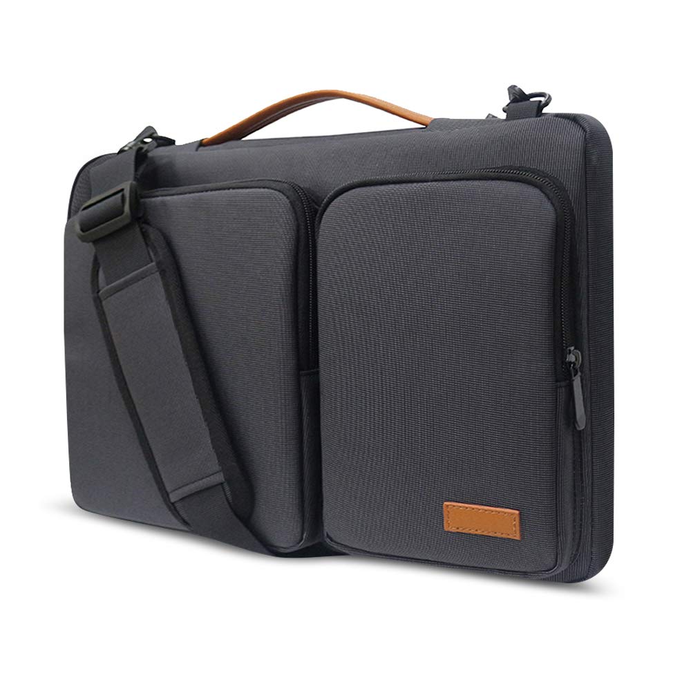 Laptop Shoulder Bag for MacBook Air 13-13.3 inch Briefcase 13 MacBook Pro Waterproof Shockproof Notebook Sleeve