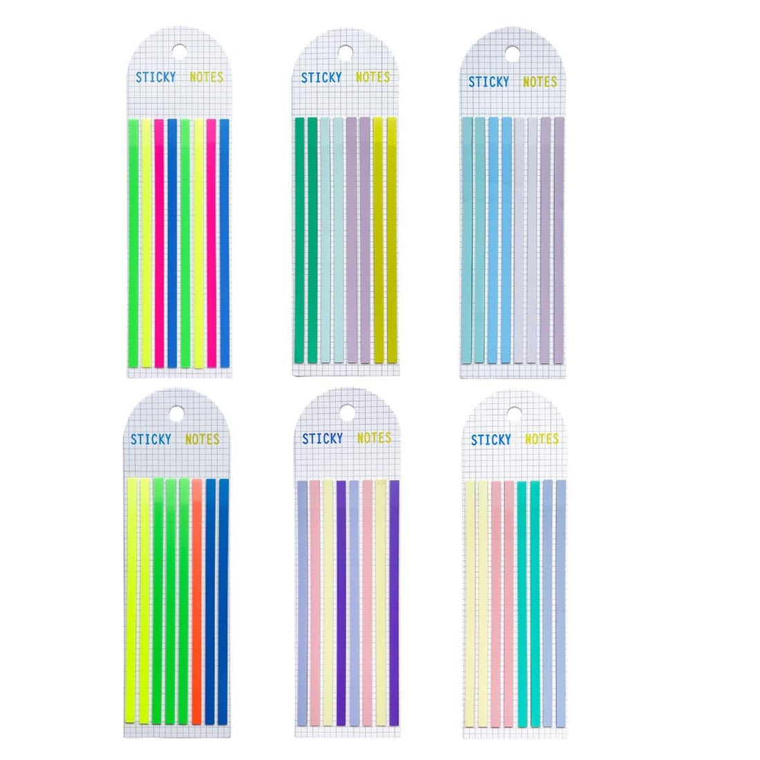 fashion mania 960 Pcs Highlighter Tape Translucent Sticky Notes Tabs for Annotating