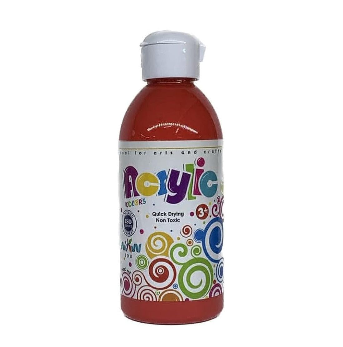 AC003 Acrylic Bottle 300ml Red