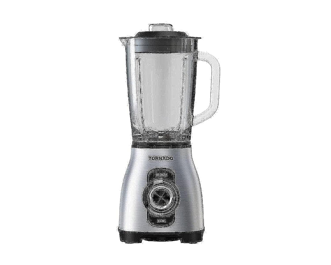 TORNADO 800W Electric Blender, 1.75 Liter Capacity, 5 Speed, Silver BL-800T