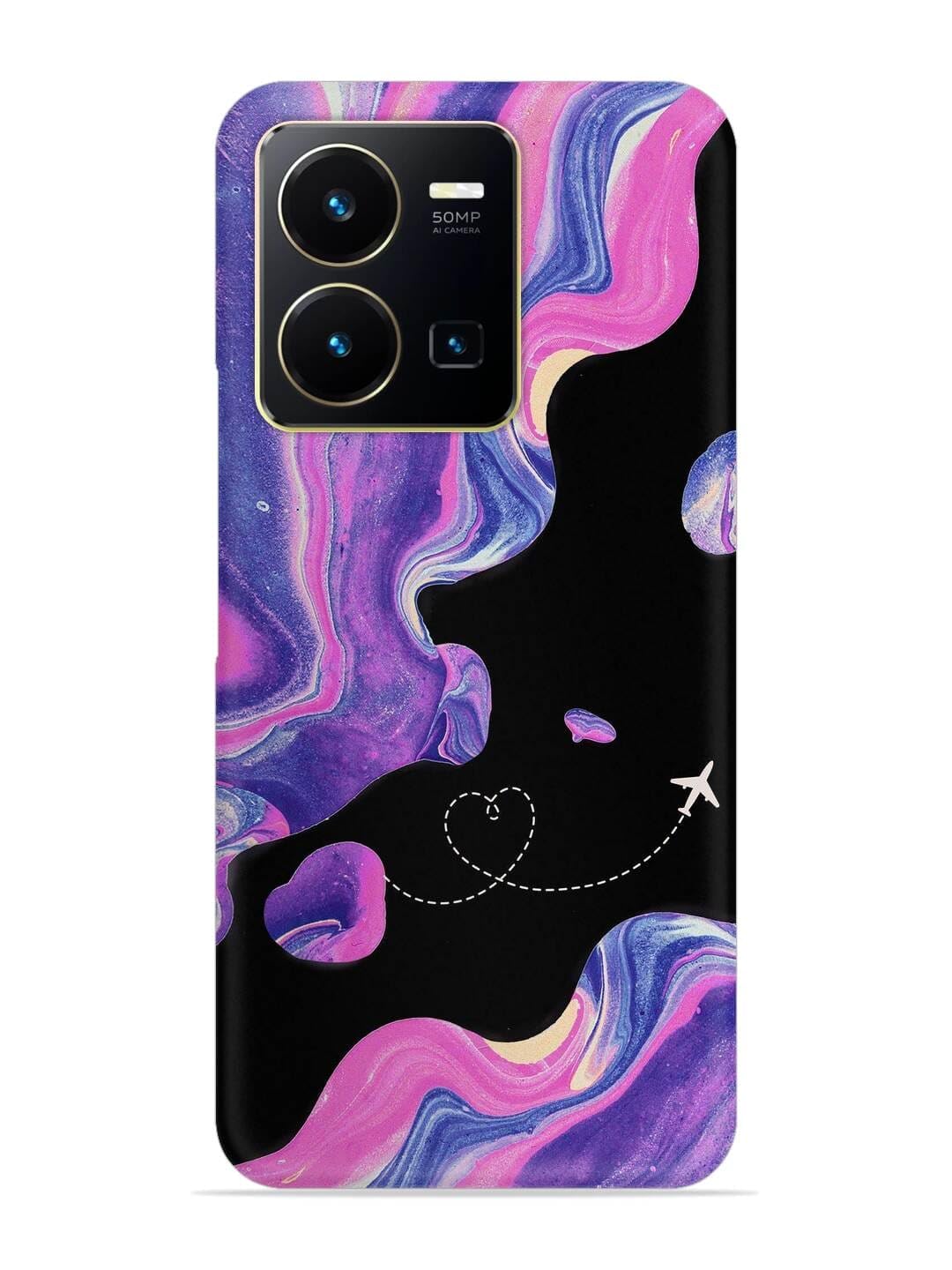 Case Zone CNP Silicone Printed mobile case compatible with Vivo Y35