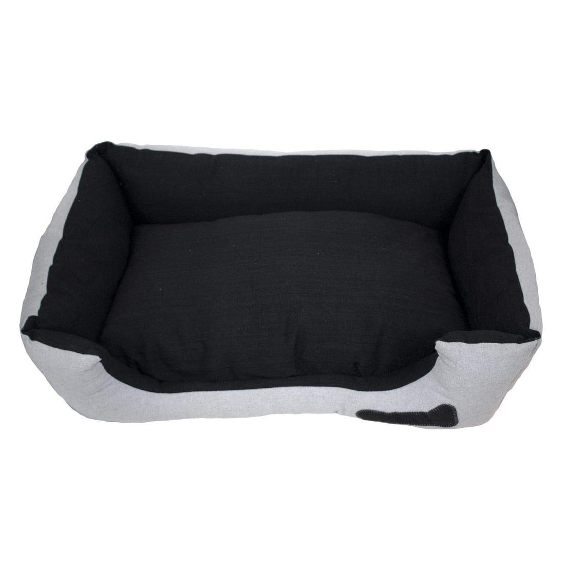 Moro Moro 3 Cuddler Bed - For Dogs From 20-43Kgs, Grey Black, Large