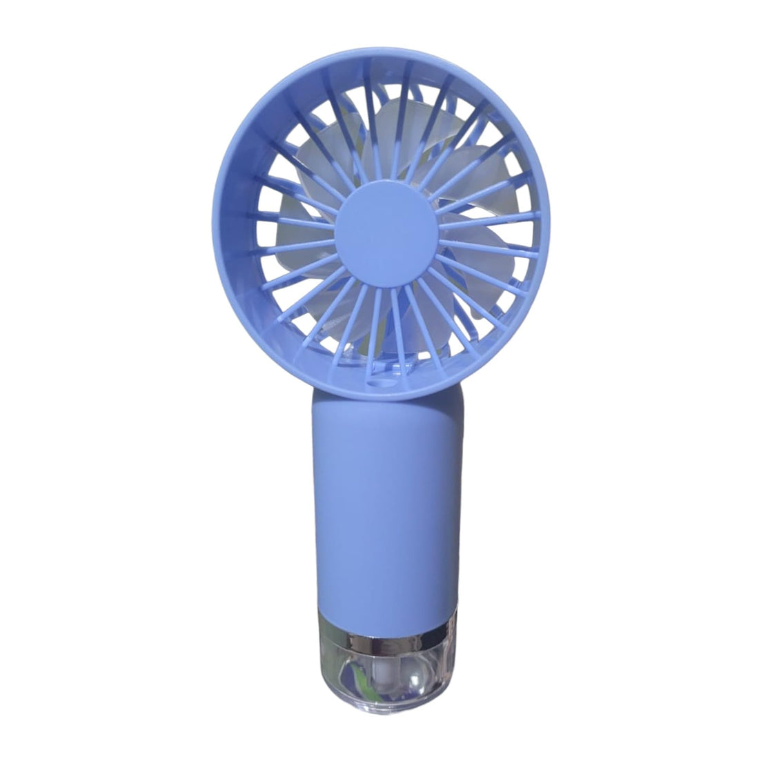 Portable Mini USB Rechargeable Desktop Fan with Silent Spray Humidifier (Blue)