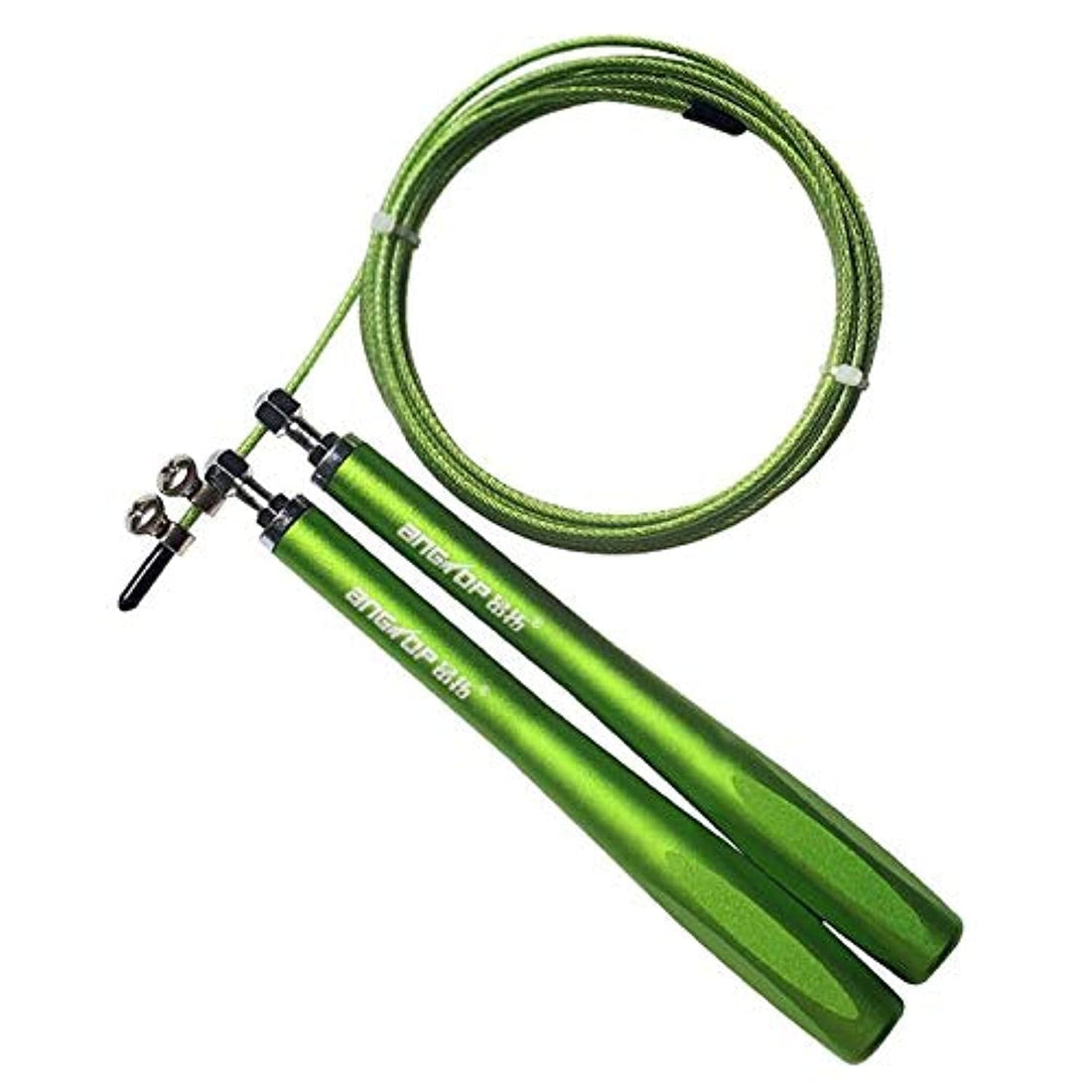 AT552 - Steel Wire Jump Rope Aluminium Handles - Green