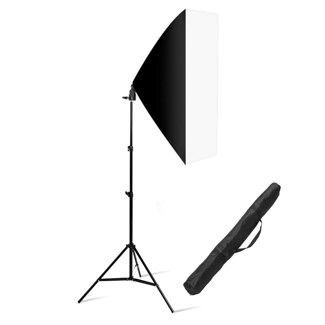 Photo Graphy Softbox Lighting Kits 50x70CM Professional Continuous Light System Soft Box For Photo Studio Equipment Tripod Bag (Color : Option 1)