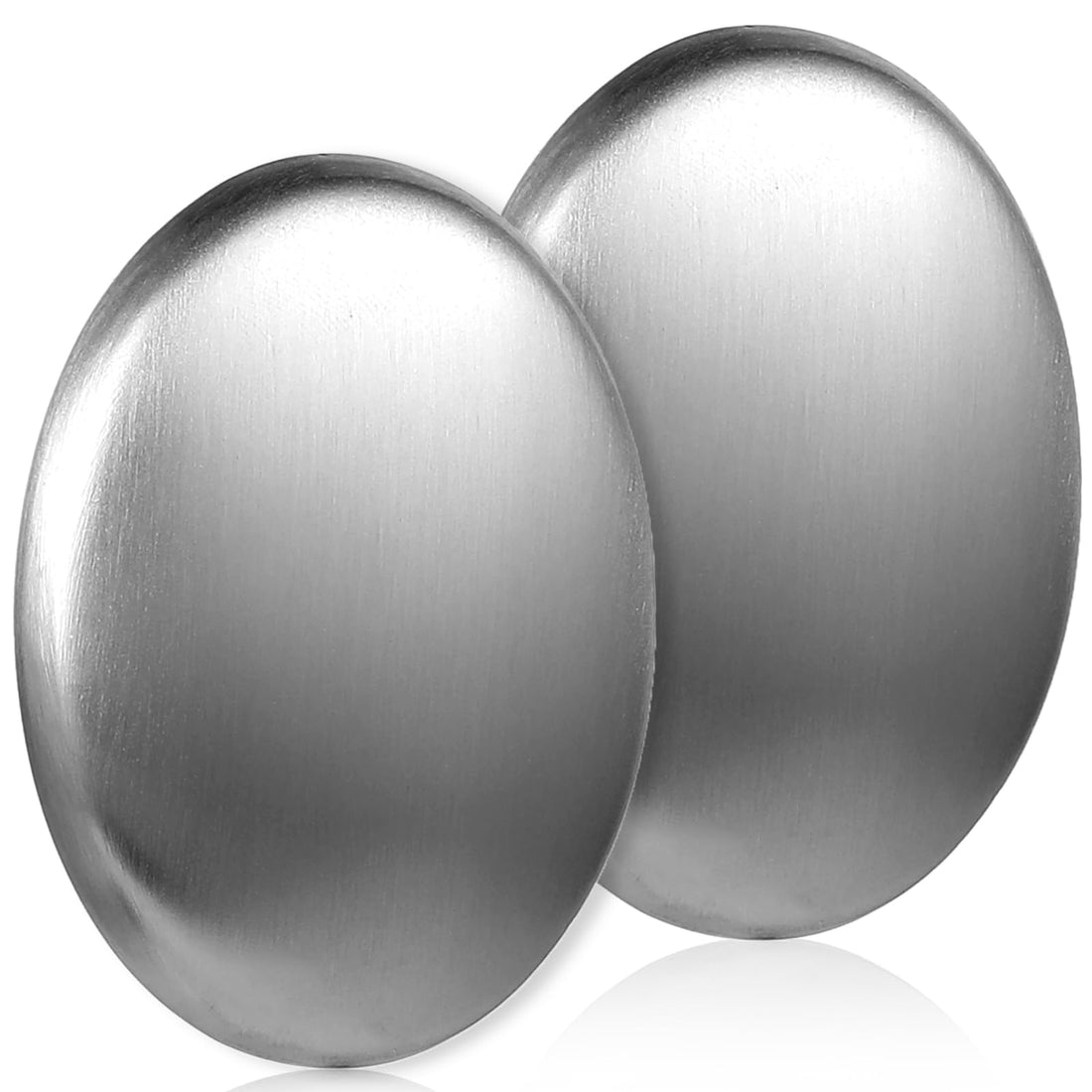 COMNICO 2 Pack Stainless Steel Soap, Bar Odor Remover Magic Metal Odor Absorber Soap Eliminating Smell Like Onion Fish Garlic from Hands and Skin Kitchen Gadgets