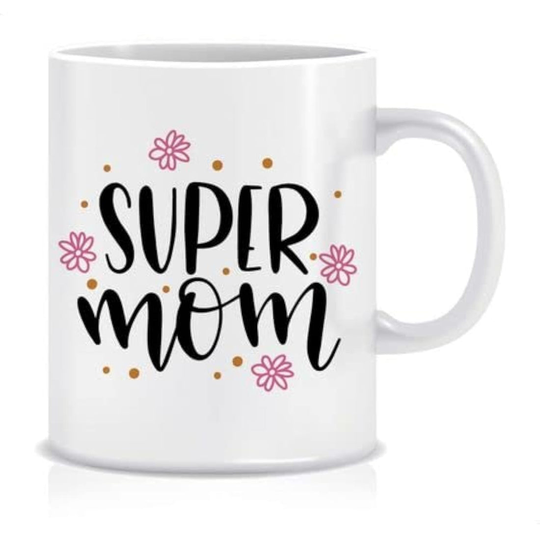 Super Mom Ceramic Mug - Multicolor print_9825