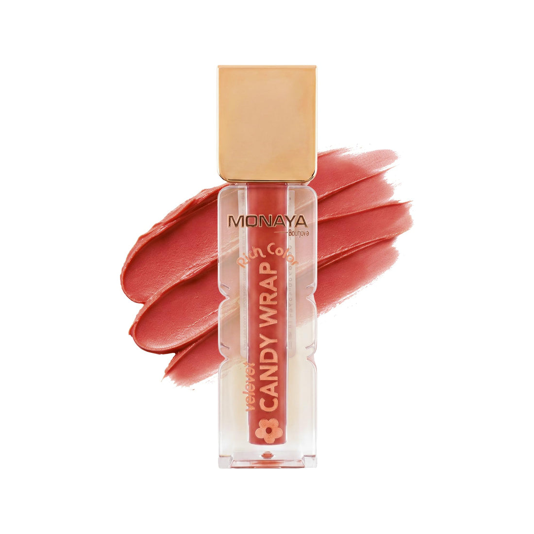 Monaya G026 Candy Wrap Liquid Lip Color – Long-Lasting Lip Tint, Rich Pigment, Smooth Lightweight Formula, Comfortable Non-Sticky Finish (G103)
