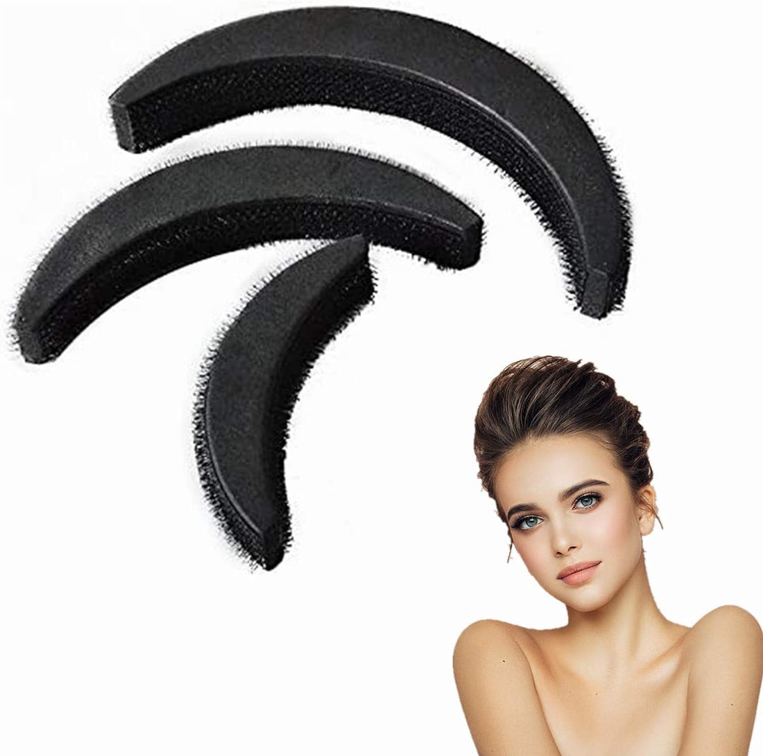 Buachois 3Pcs Hair Base,Volume Hair Styling Clip Stick Bun Tool, DIY Bump Up Comb Clip Insert Hair Base Bump It Up Hair Accessories for Women DIY Hairstyles Hair Styler Party