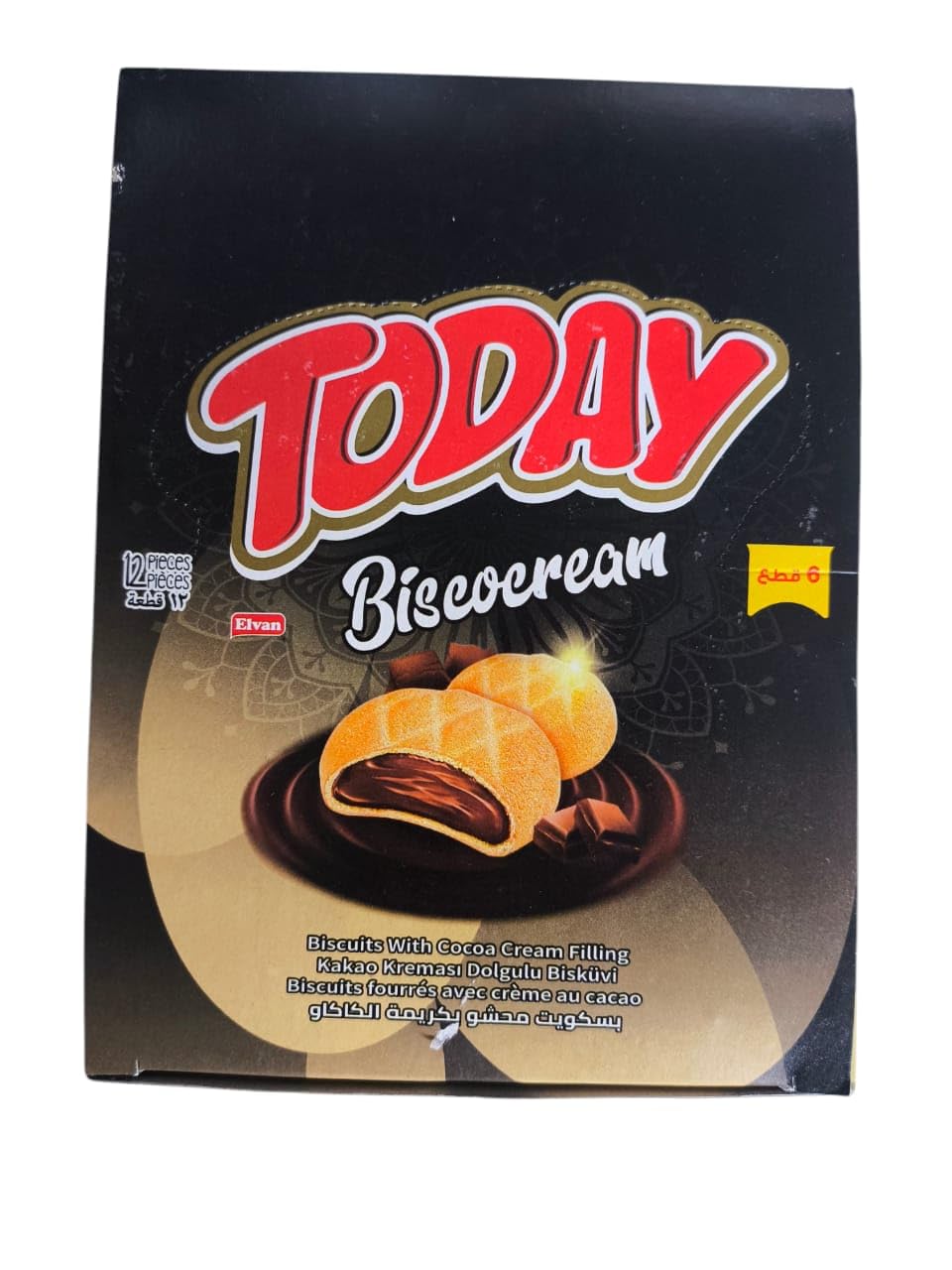 Today Bisco Time Cream Set Of 12 Biscuits With Cocoa Cream Filling