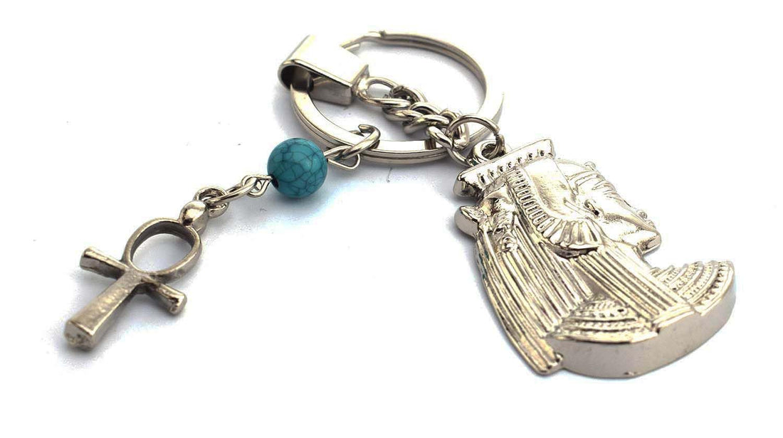 immatgar pharaonic Cleopatra keychain keyring ancient Egyptian souvenirs gifts for men and women from egypt