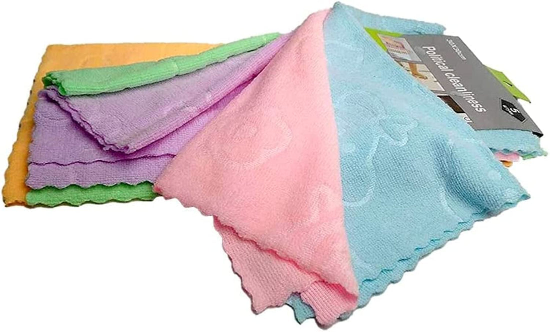 Microfiber Kitchen Towel Set - 5 Pieces