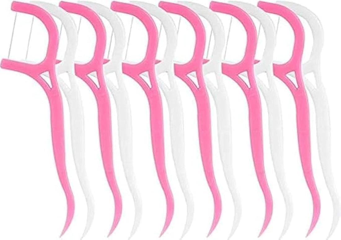Dental Floss Picks for Teeth Cleaning, 30 Pieces, Multicolor