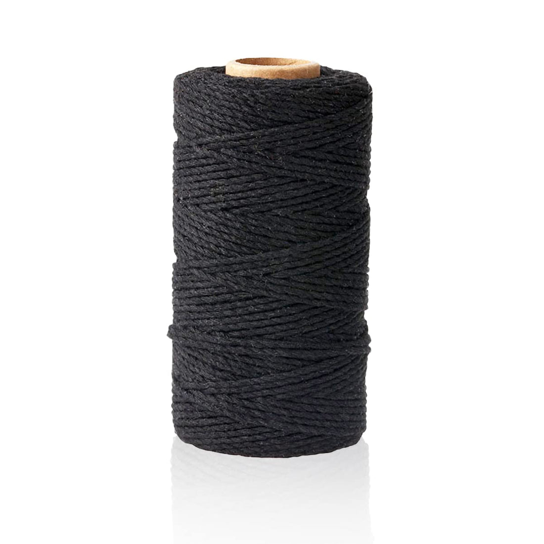 2mm Black Cotton String, 100M Cotton Bakers Twine for Gift Packaging, DIY Arts and Crafts, Gardening, Cooking, Tying Meats, Butchers Twine, Baking, Scrapbook, Home Decorations and Christmas Ornaments