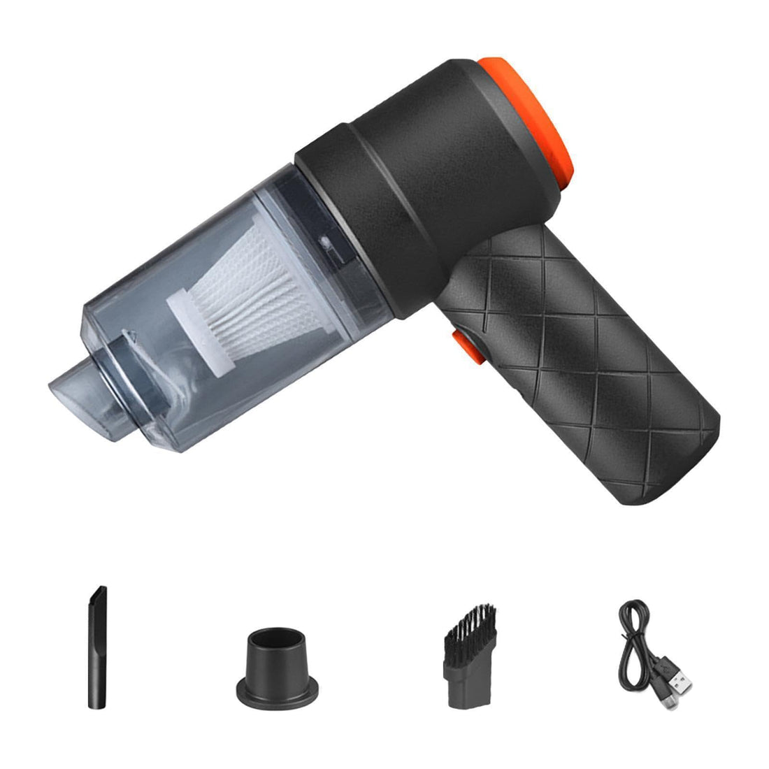 Small Car Vacuum Cordless 2 in 1 Rechargeable Handheld Air Blowing and 6500 R High Suction Dry and Wet for Window,Home,Office Car Vacuum Cleaner