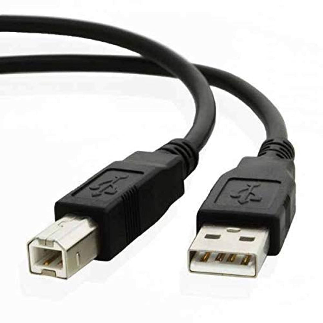 CREST 1.5m A To B Printer Cable - Black, IEEE-1284 Compliant, Compatible with Most Devices
