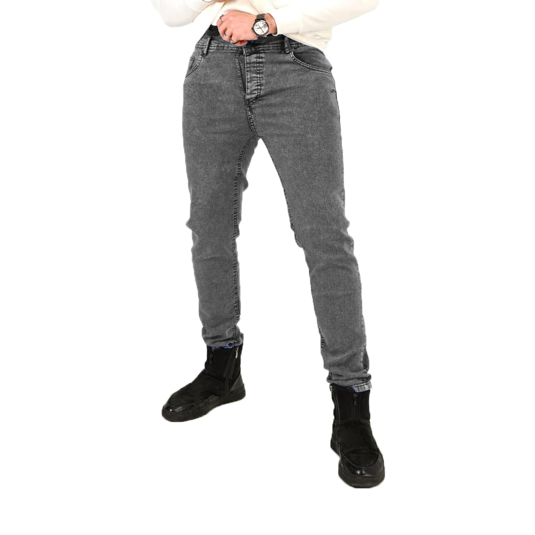 Men's Slim Fit Lycra Jeans - Fashion & Comfort - Stylish Design with Medium Waist and Excellent Stretch for the Perfect Look All Day - 120