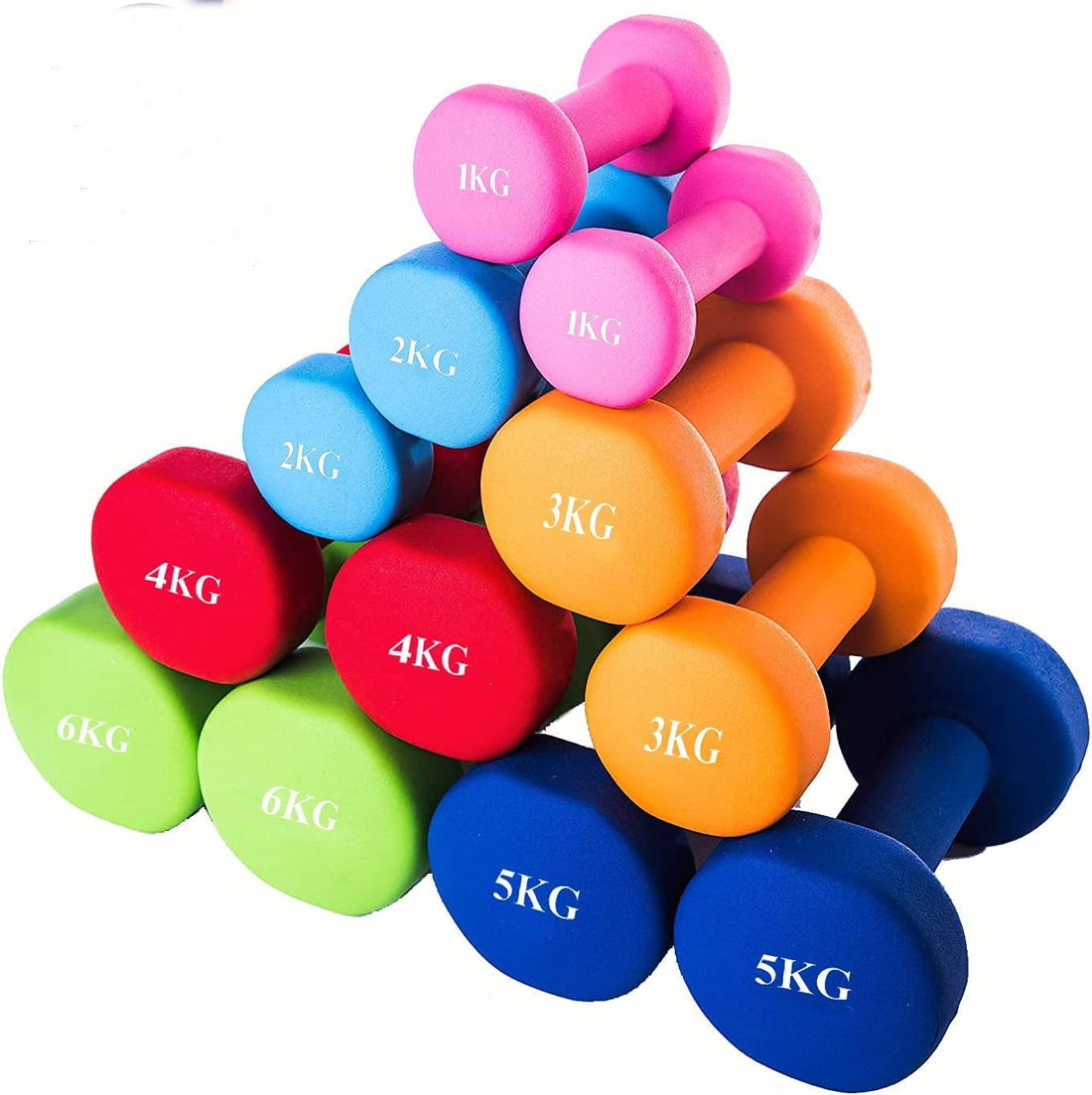 Hand Dumbbells – Pair of Home Workout & Muscle Strengthening Dumbbells for Men & Women Hand Weights – Pair of Home Workout & Muscle Strength for Men & Women