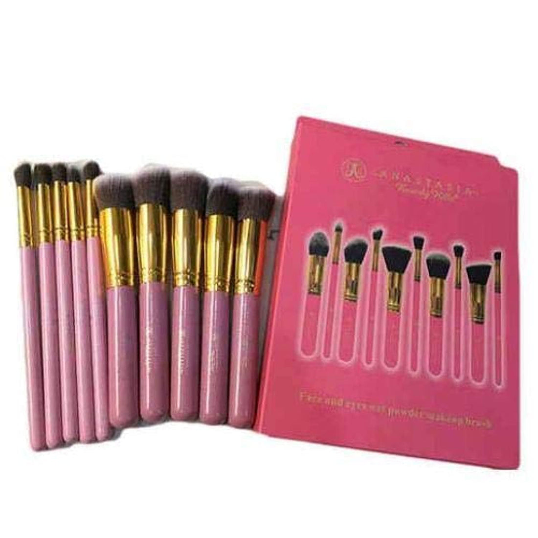 Anastasia Makeup Brushes Set, 10 Pieces