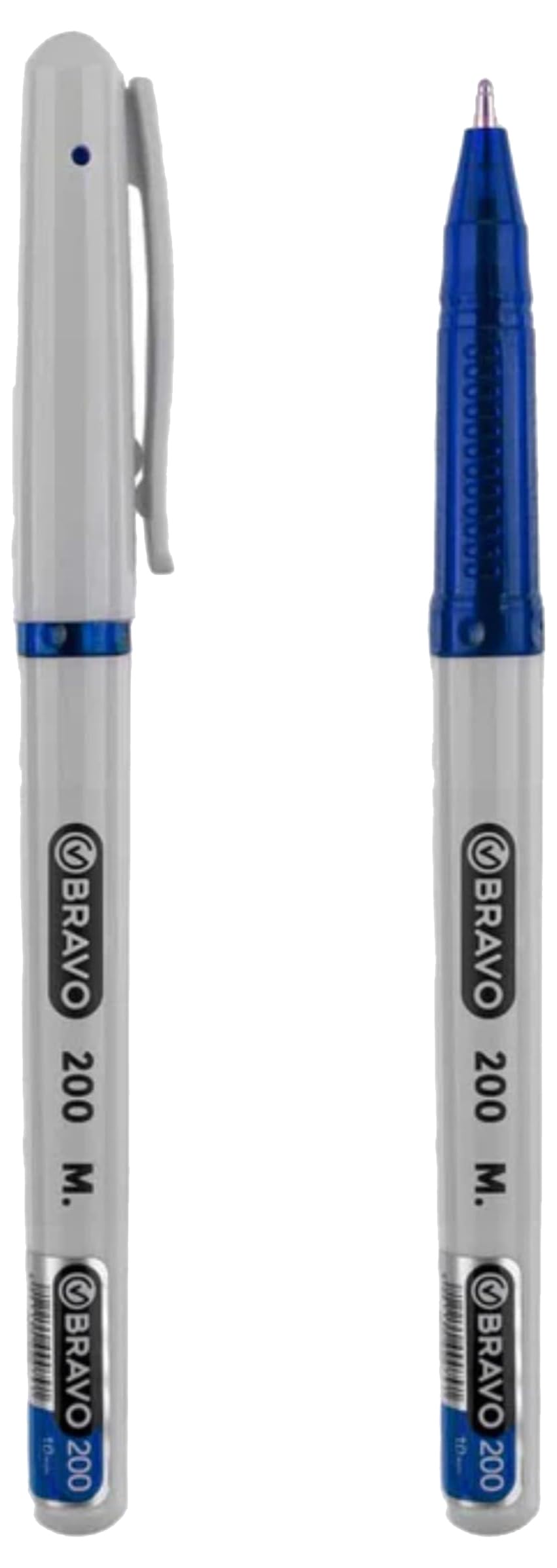 Bravo 200 Pack Of 10 Pens 1.0mm Blue