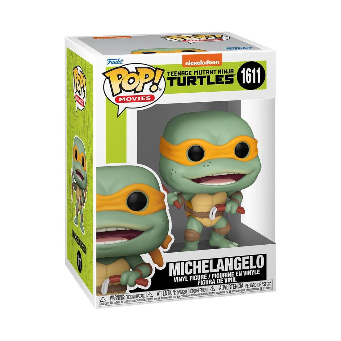 Funko Pop! Cartoon Animation: Nickelodeon - Teenage Mutant Ninja Turtle - Michael Angelo Sausage Nunchuks #1611